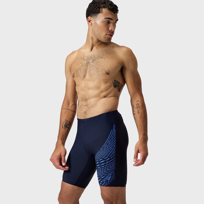 Maillot de Bain Speedo Medley Jammer Bleu Marine/Bleu Clair 4/7