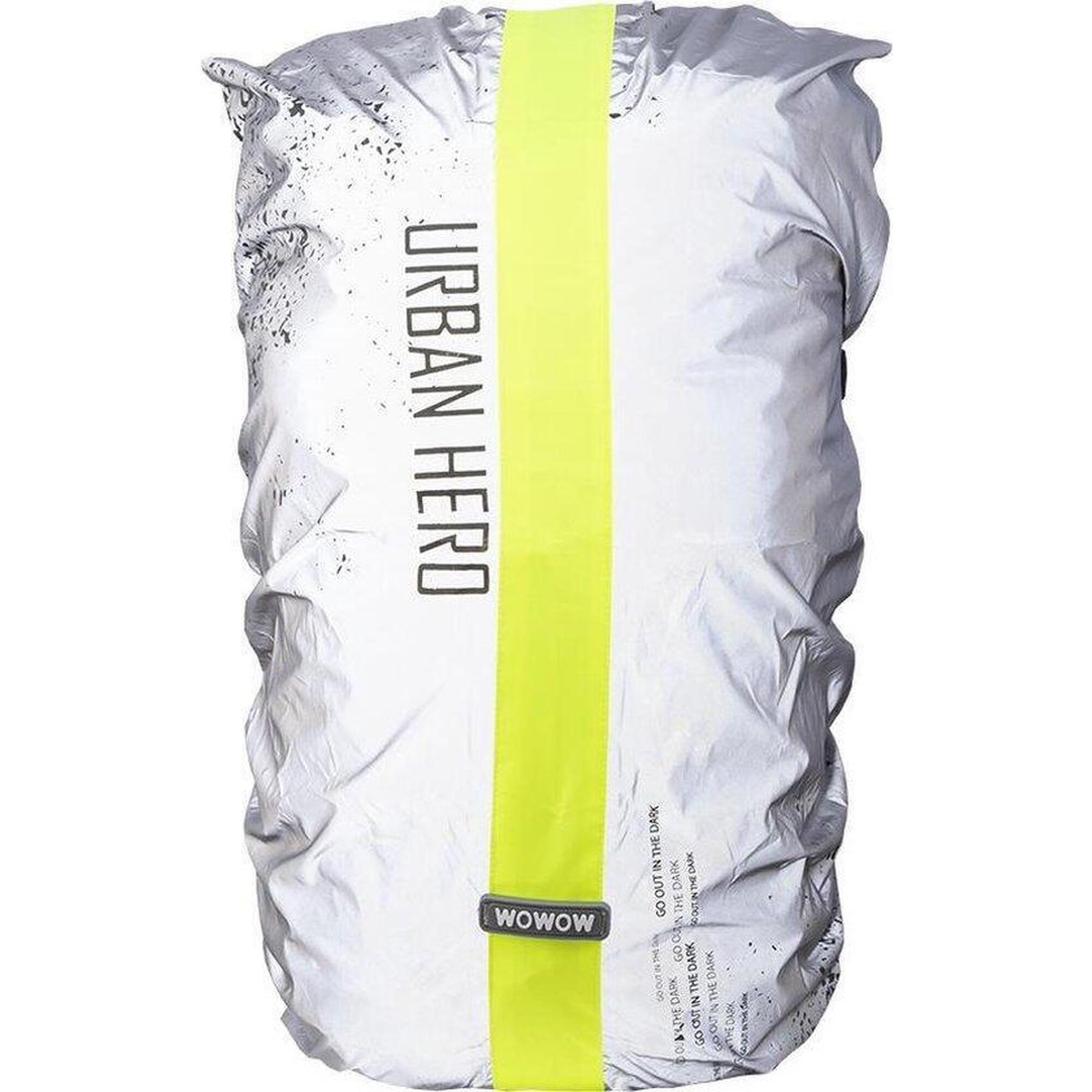 Wowow - Housse De Sac À Dos Urban Hero Full Reflective Réfléchissante 30-35l - Catadioptre - Gris - No Size - Decathlon