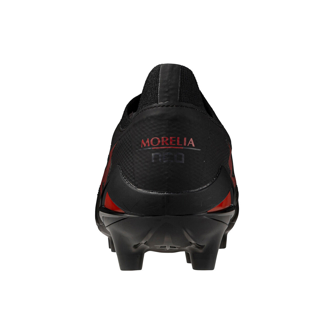 Crampons Mizuno Morelia Neo IV B Elite FG Noir et rouge 5/6