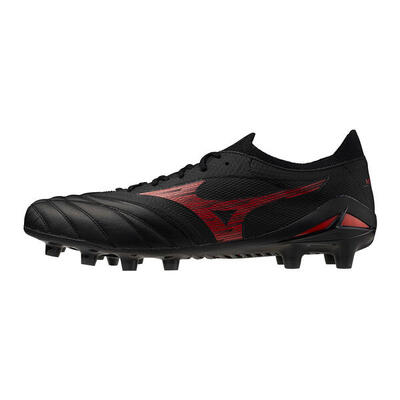 Rugby schoenen mizuno morelia neo iv b elite fg zwart en rood