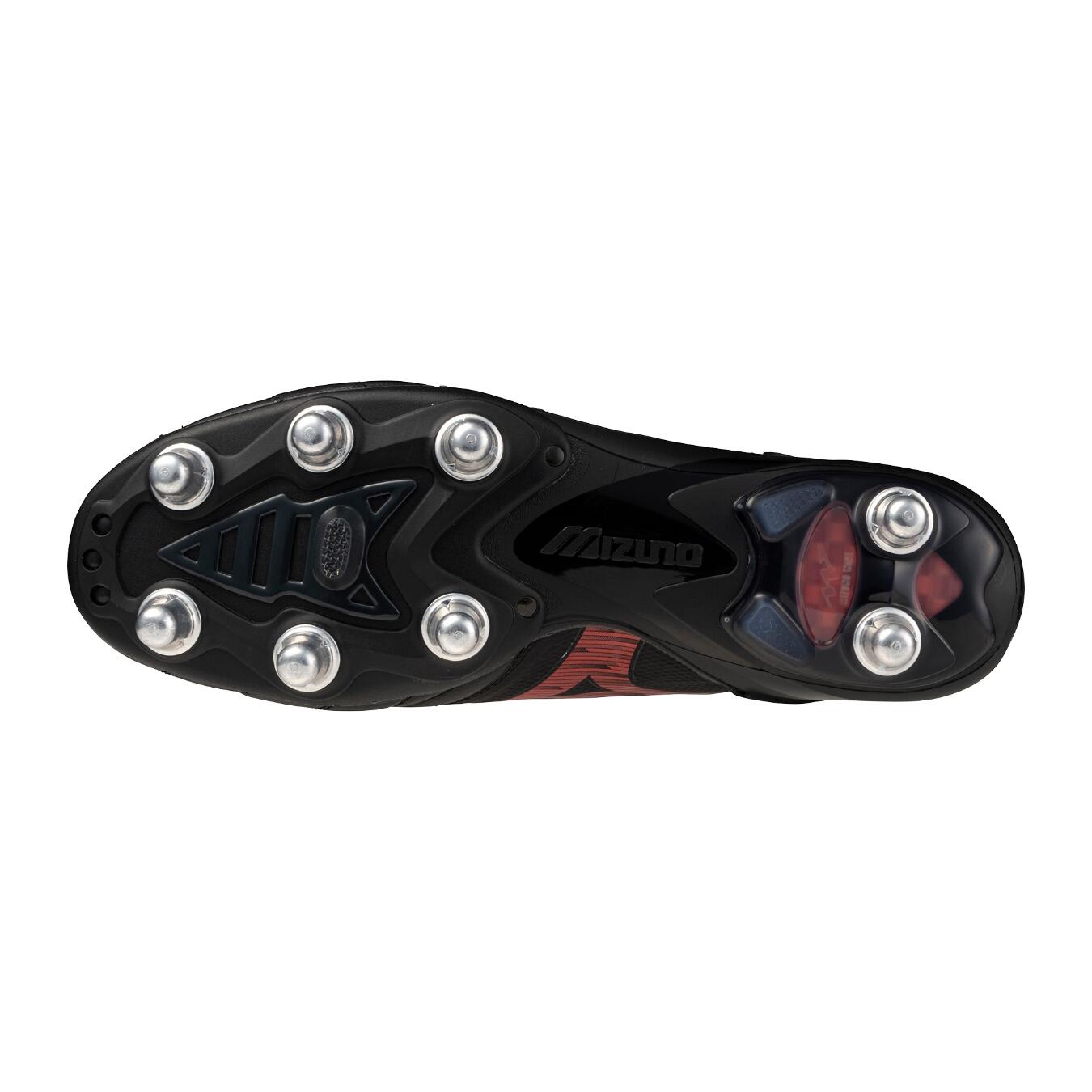 Rugby Schoenen Mizuno Morelia Neo Iv B Elite Si Zwart En Rood 2/5
