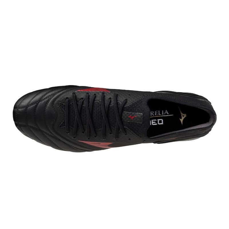 Cramponi Mizuno Morelia Neo IV B Elite SI negru și roșu