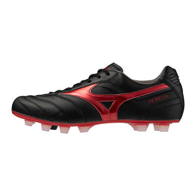 Voetbalschoenen mizuno morelia ii elite zwart en rood