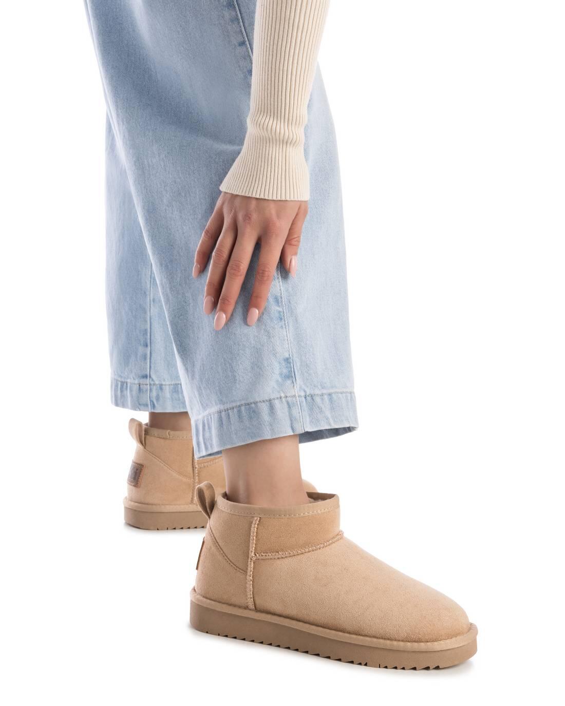 Bottines Plates Femme Xti  Beige 2/5
