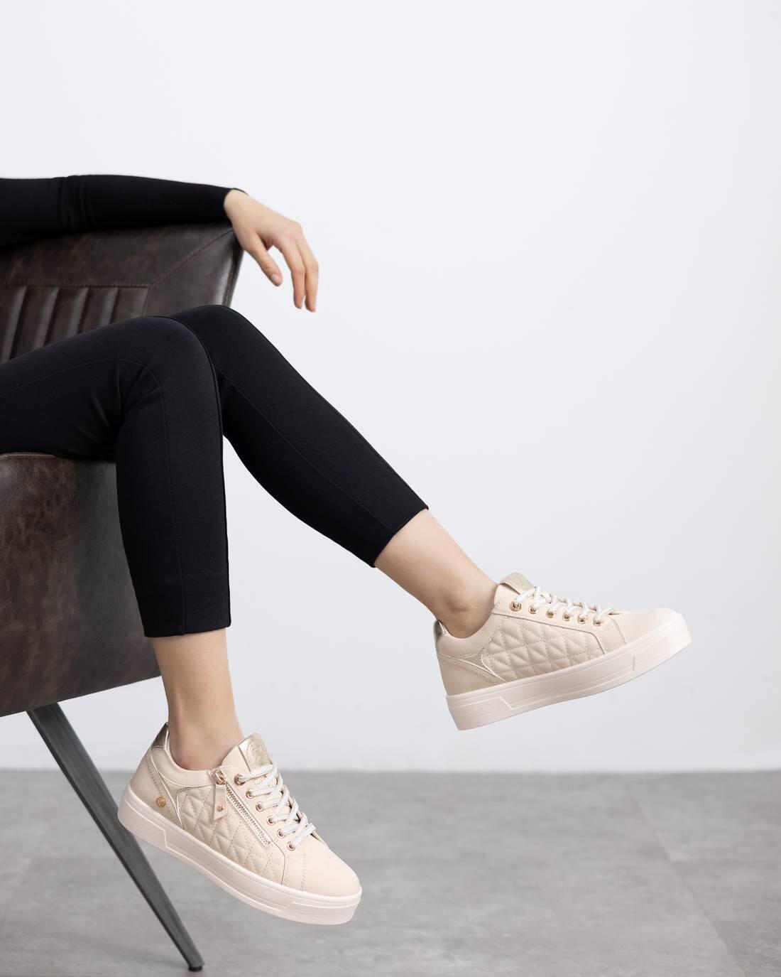 Zapatilla De Mujer Xti 144413 Beige 5/5