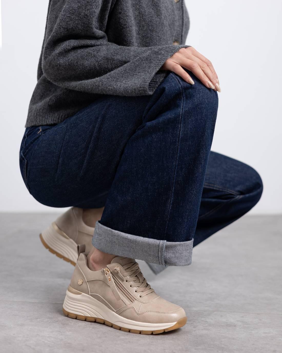 Zapatillas Mujer Refresh  Beige 5/5