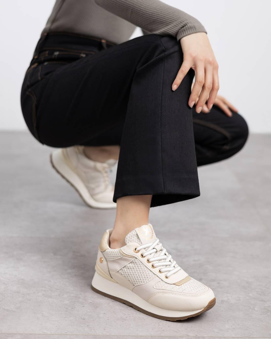 Zapatilla De Mujer Xti 144197 Beige 4/4