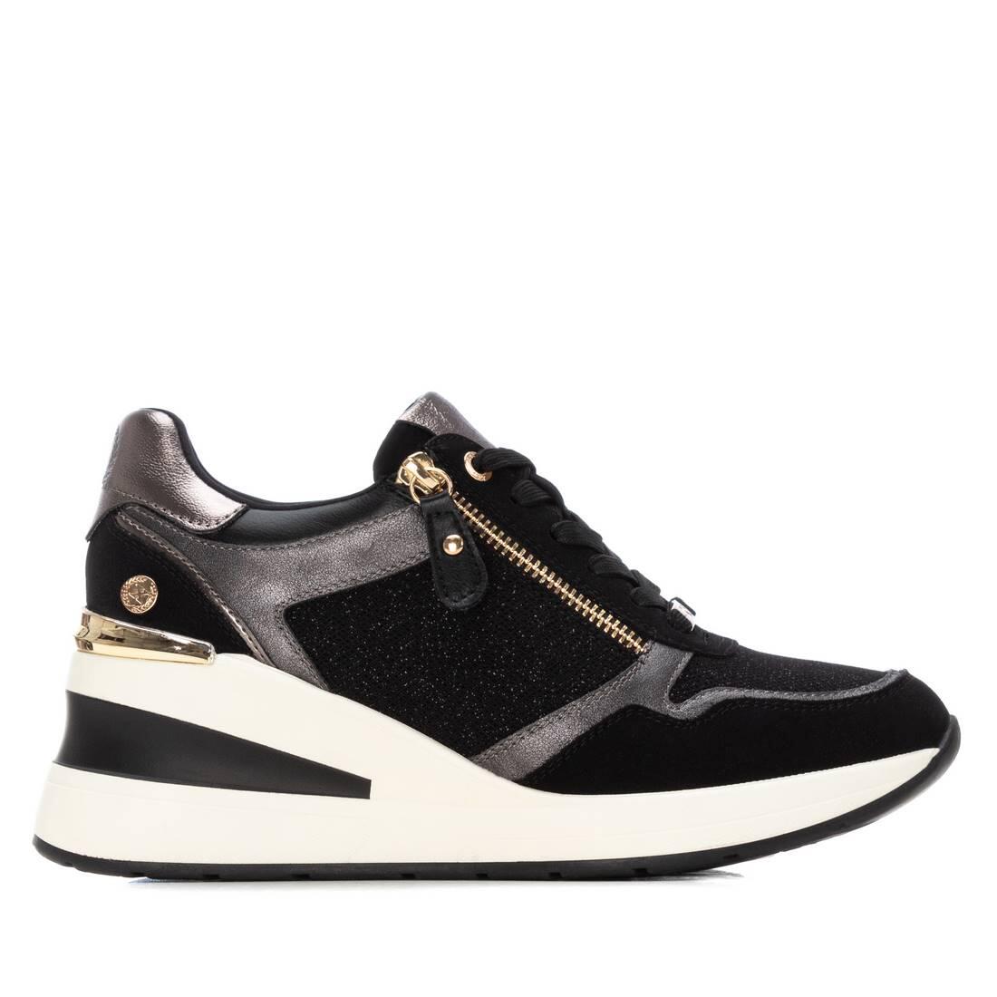 Xti - Baskets Compensées Femme Xti 144379, 7 Cm - Noir - Baskets - Gris|noir - Decathlon