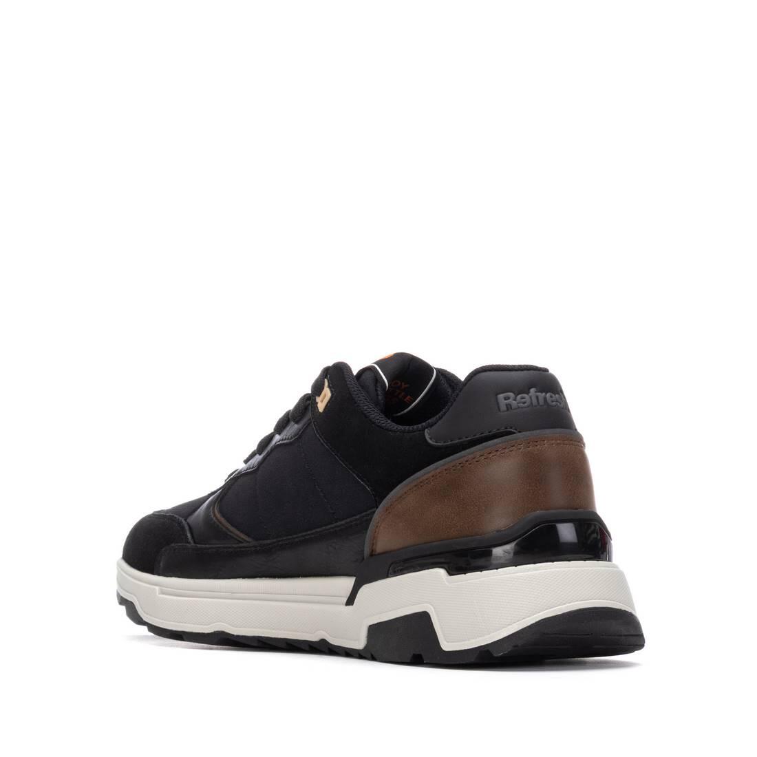 Zapatilla De Hombre Refresh 173174 Negro 3/4
