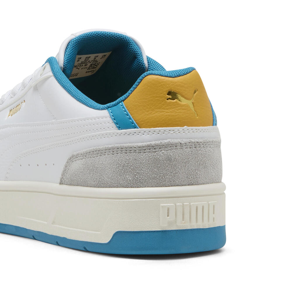 Sneakersy unisex Court Classico Sport PUMA White Tropical Blue