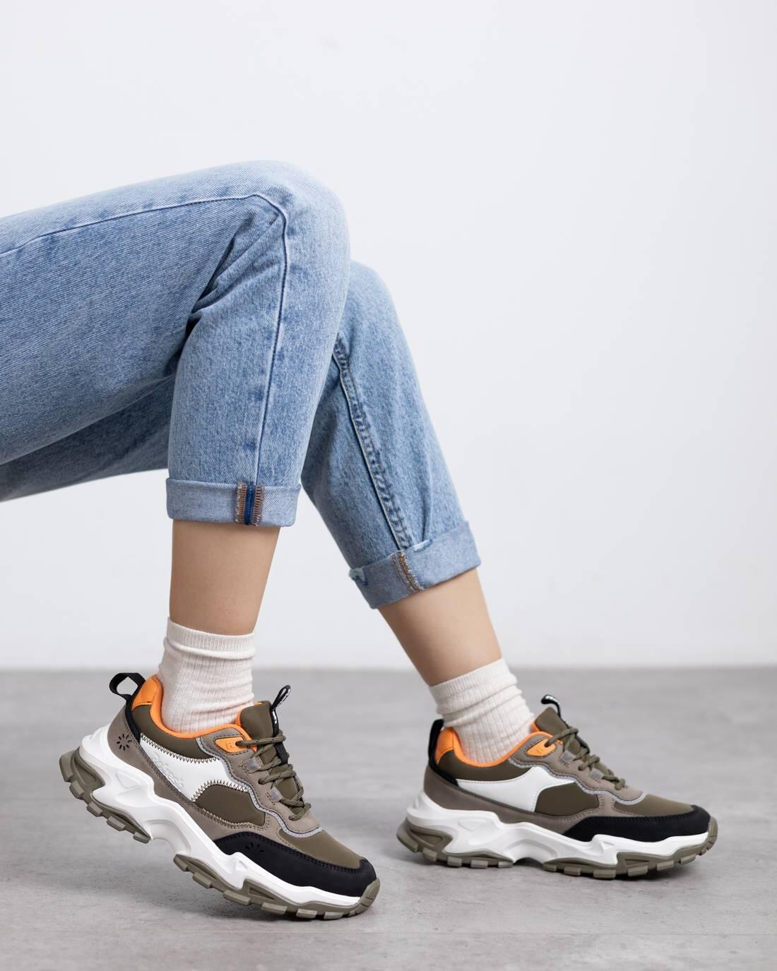 Zapatilla De Mujer Refresh 173104 Kaki 5/5