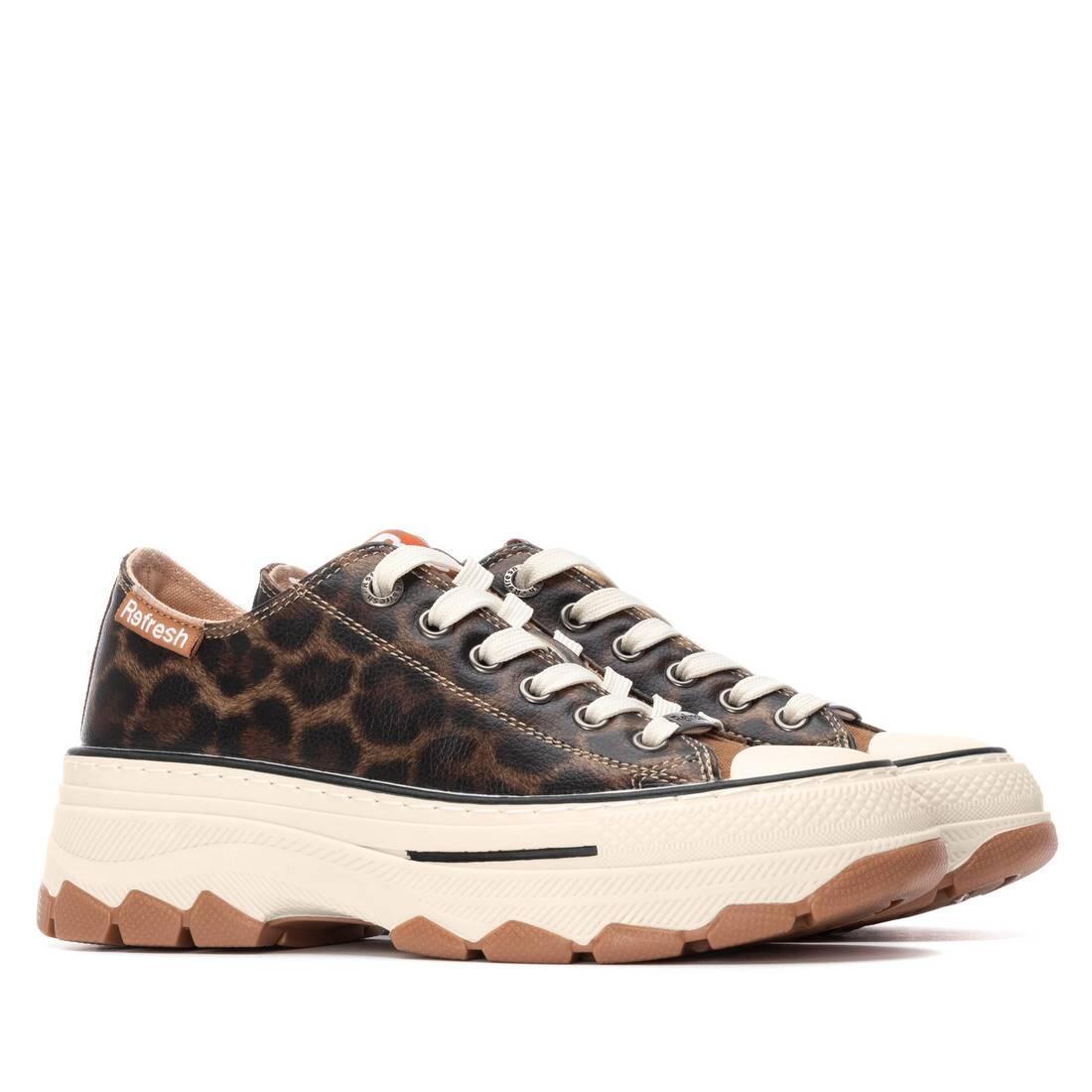 Zapatilla De Mujer Refresh 173079 Leopardo 4/5