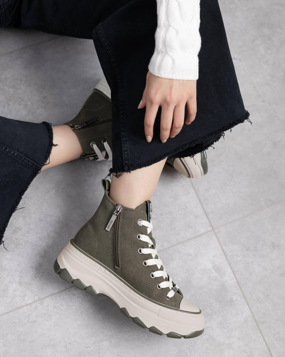 Zapatilla De Mujer Refresh 173078 Kaki 5/5