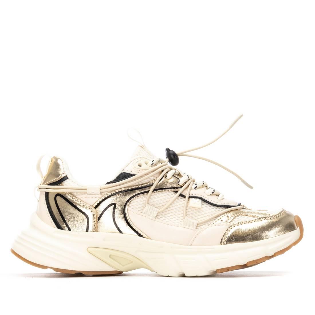 Xti - Chaussure De Randonnée Baskets Femme Xti 144534 Dor - Baskets - Jaune - Decathlon