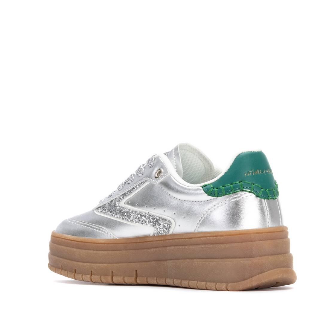 Zapatilla De Mujer Teddy Smith 120305 Plata 3/3