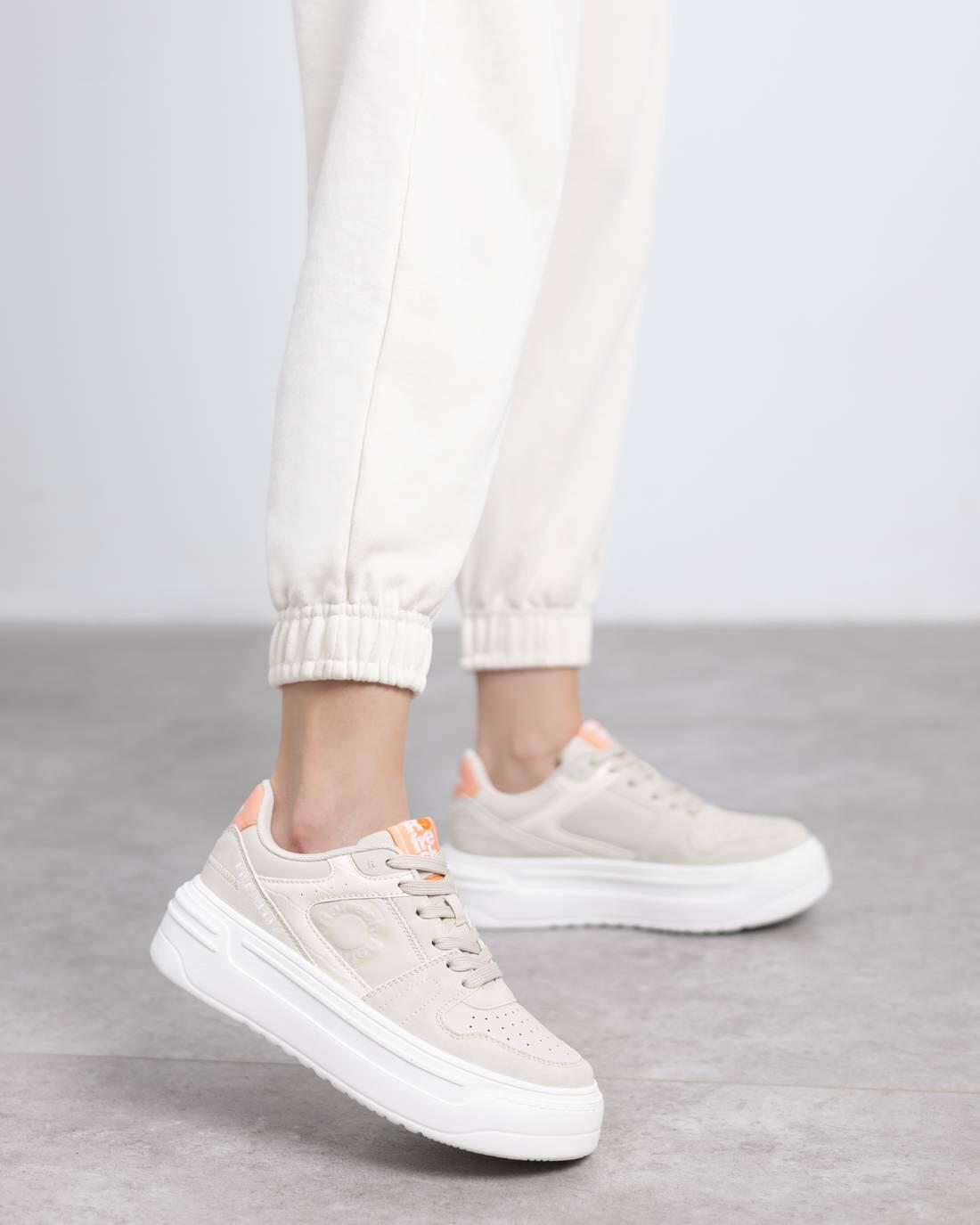 Zapatilla De Mujer Refresh 173109 Beige 5/5