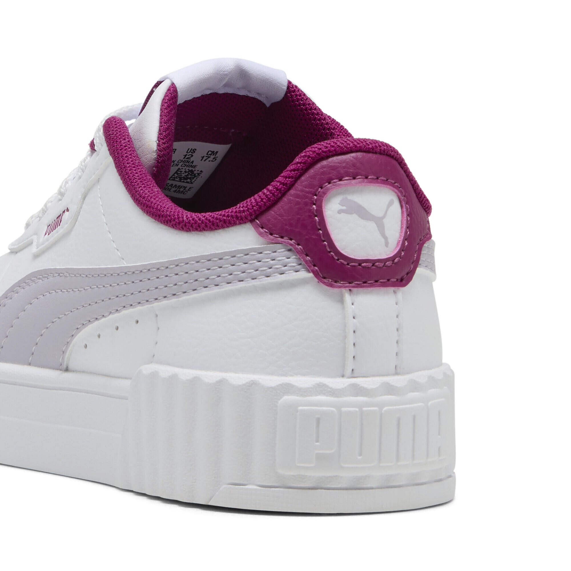 Sneakers Carina 3.0 per bambini PUMA White Lilac Crush Purple 2/7