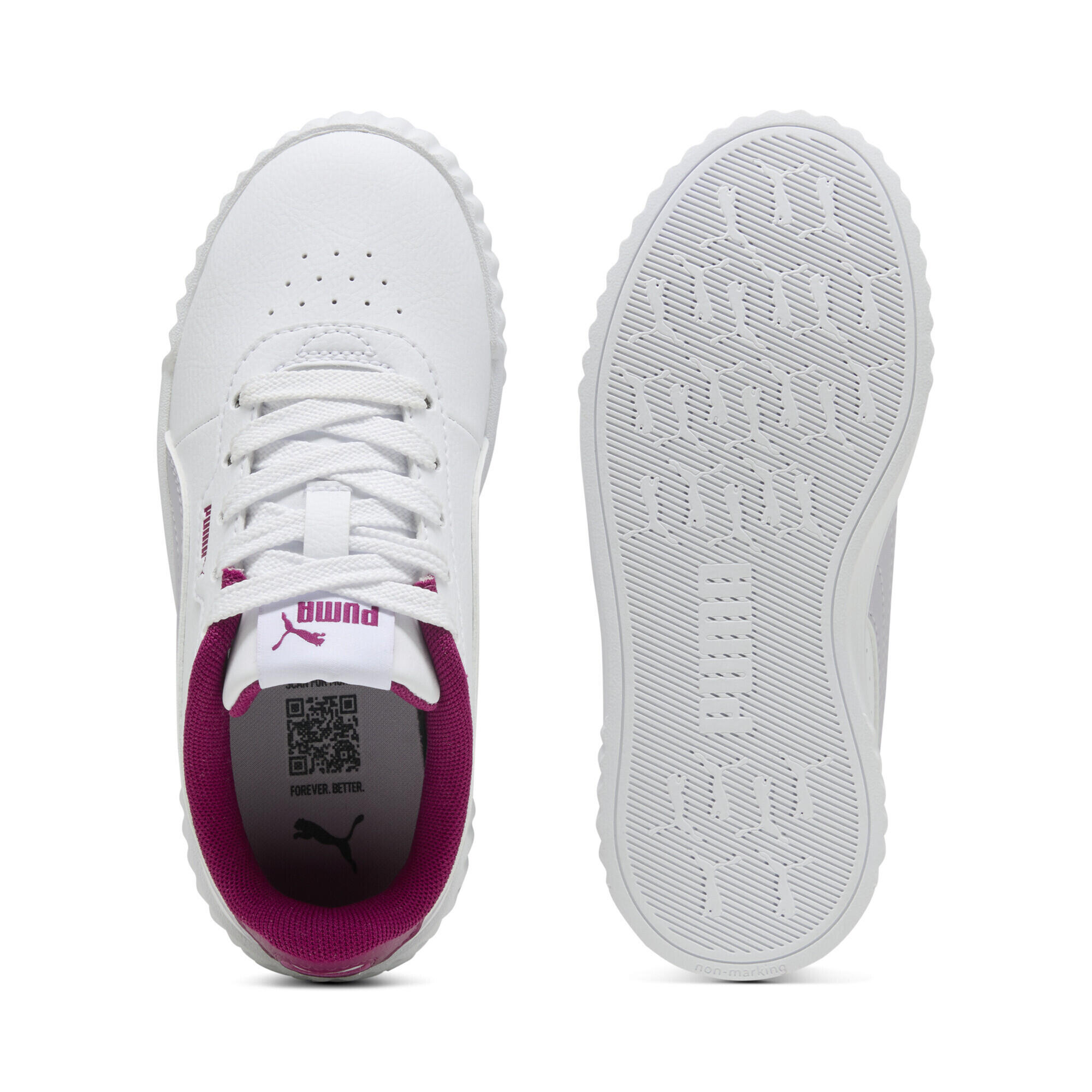 Sneakers Carina 3.0 per bambini PUMA White Lilac Crush Purple 4/7