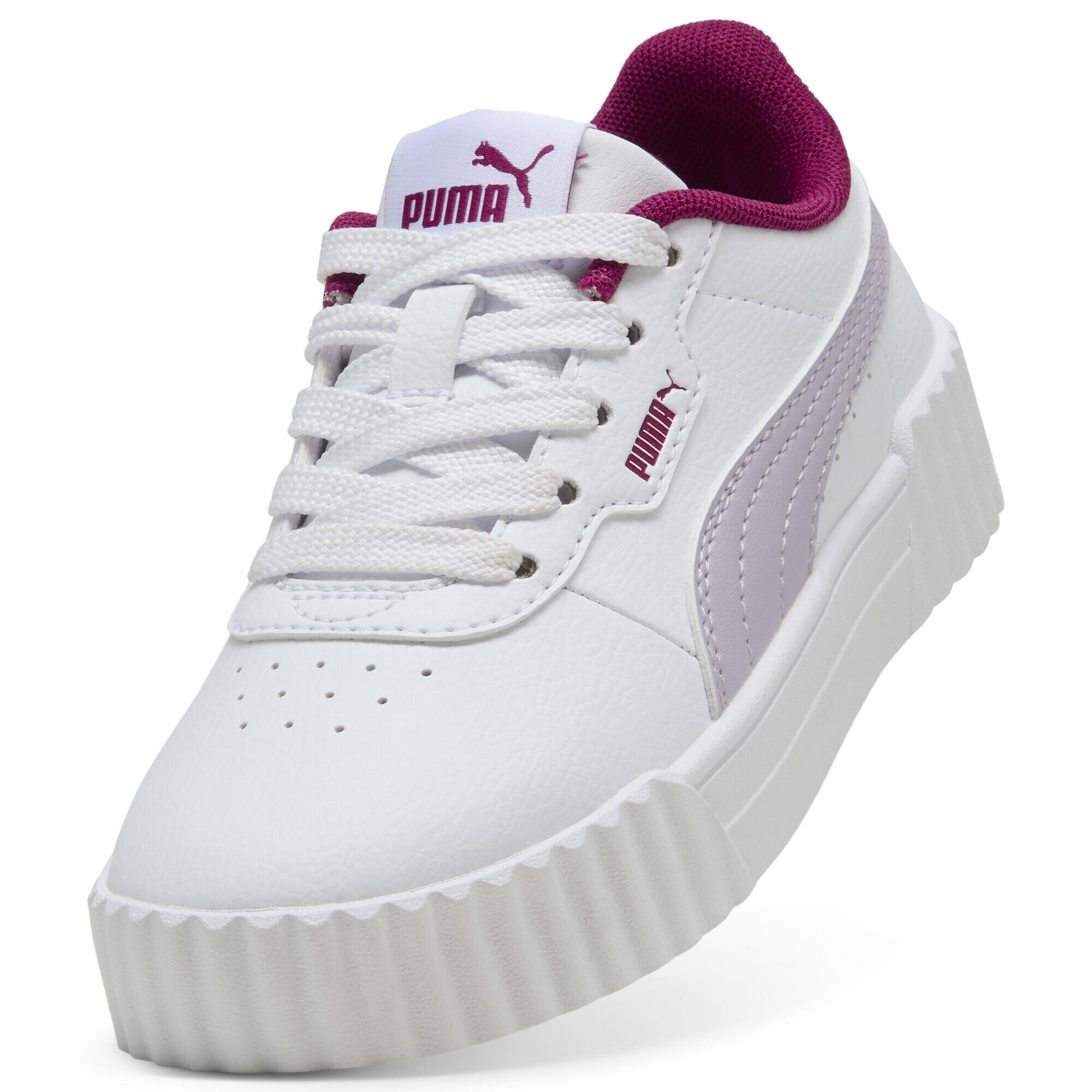 Sneakers Carina 3.0 per bambini PUMA White Lilac Crush Purple 6/7