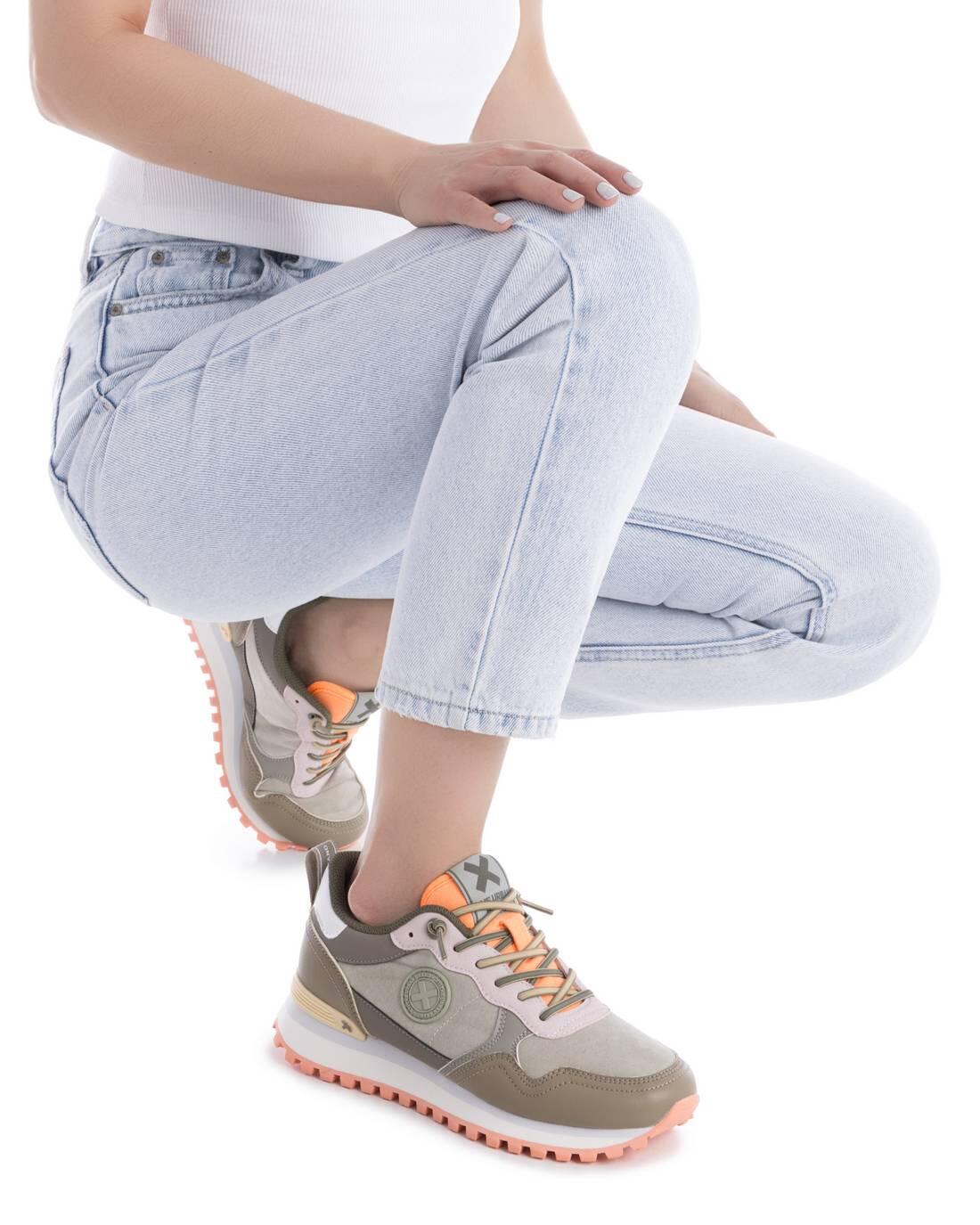 Zapatilla De Mujer Xti 144156 Kaki 2/6