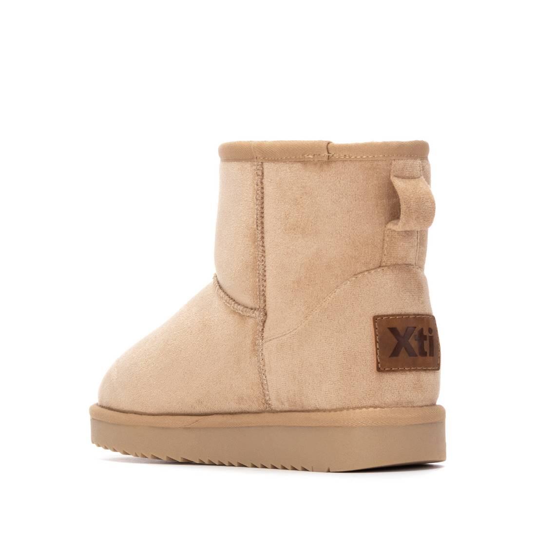 Bottines Plates Femme Xti  Beige 3/3