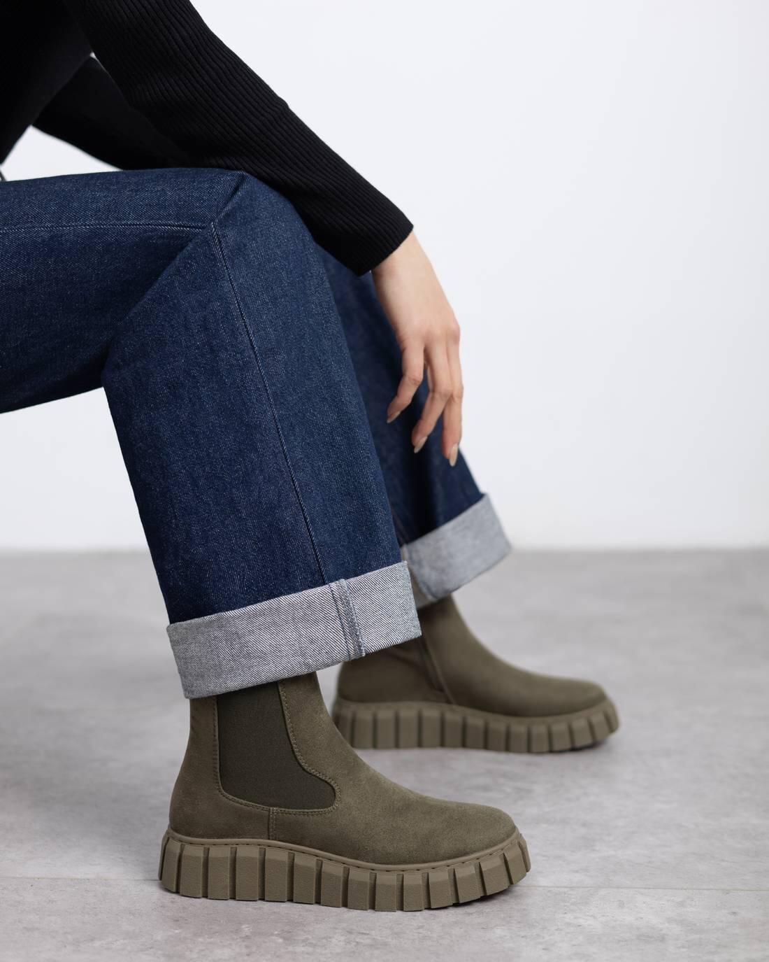 Botín De Mujer Refresh 173088 Kaki 5/5
