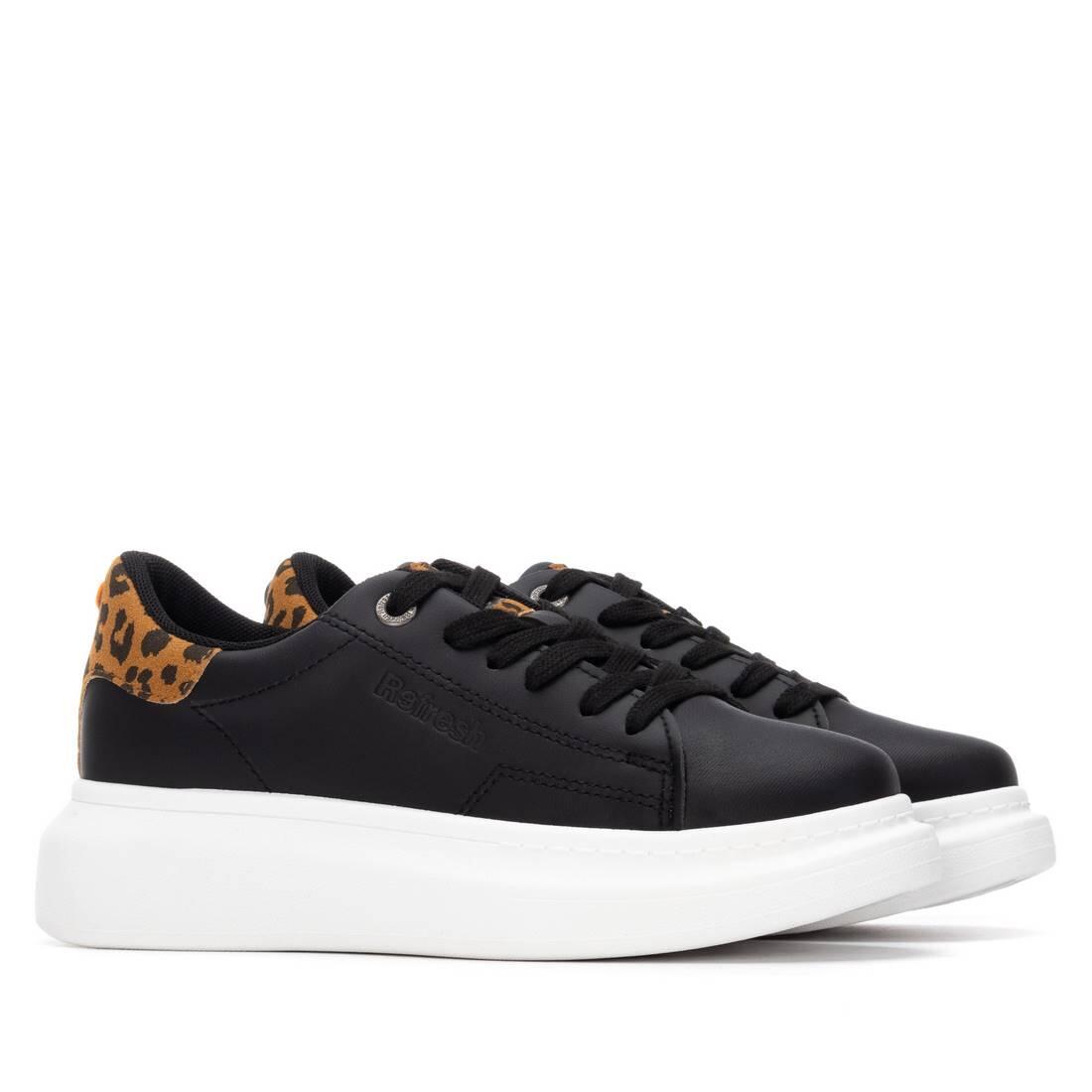 Zapatilla De Mujer Refresh 173219 Negro 4/5