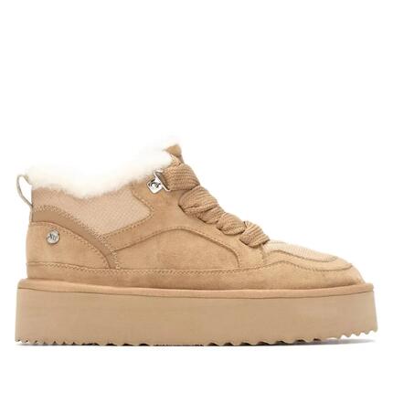Flache Stiefeletten Damen Xti Beige