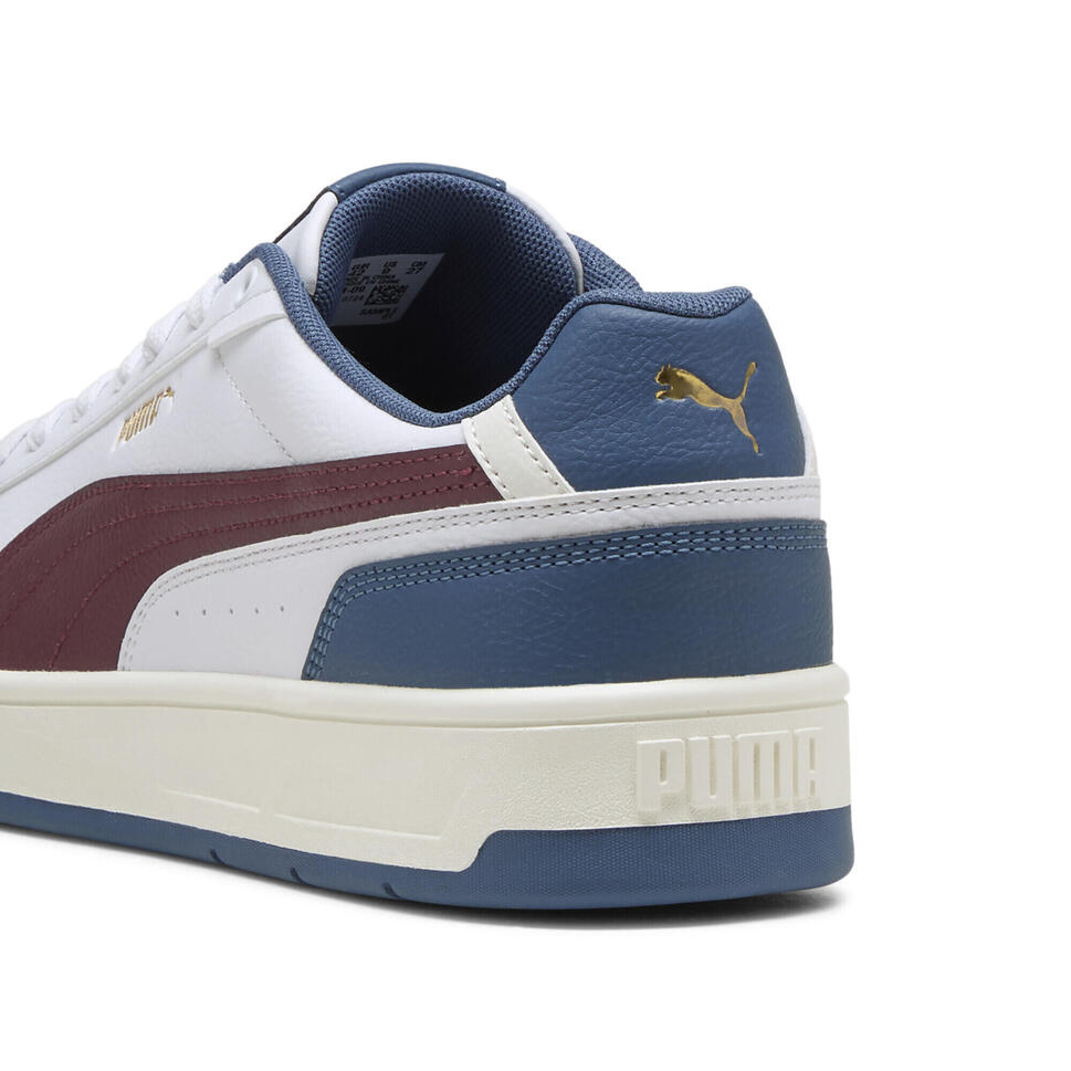 Sneakersy unisex Court Classico PUMA White Ruby Shimmer Dark Indigo Red Blue