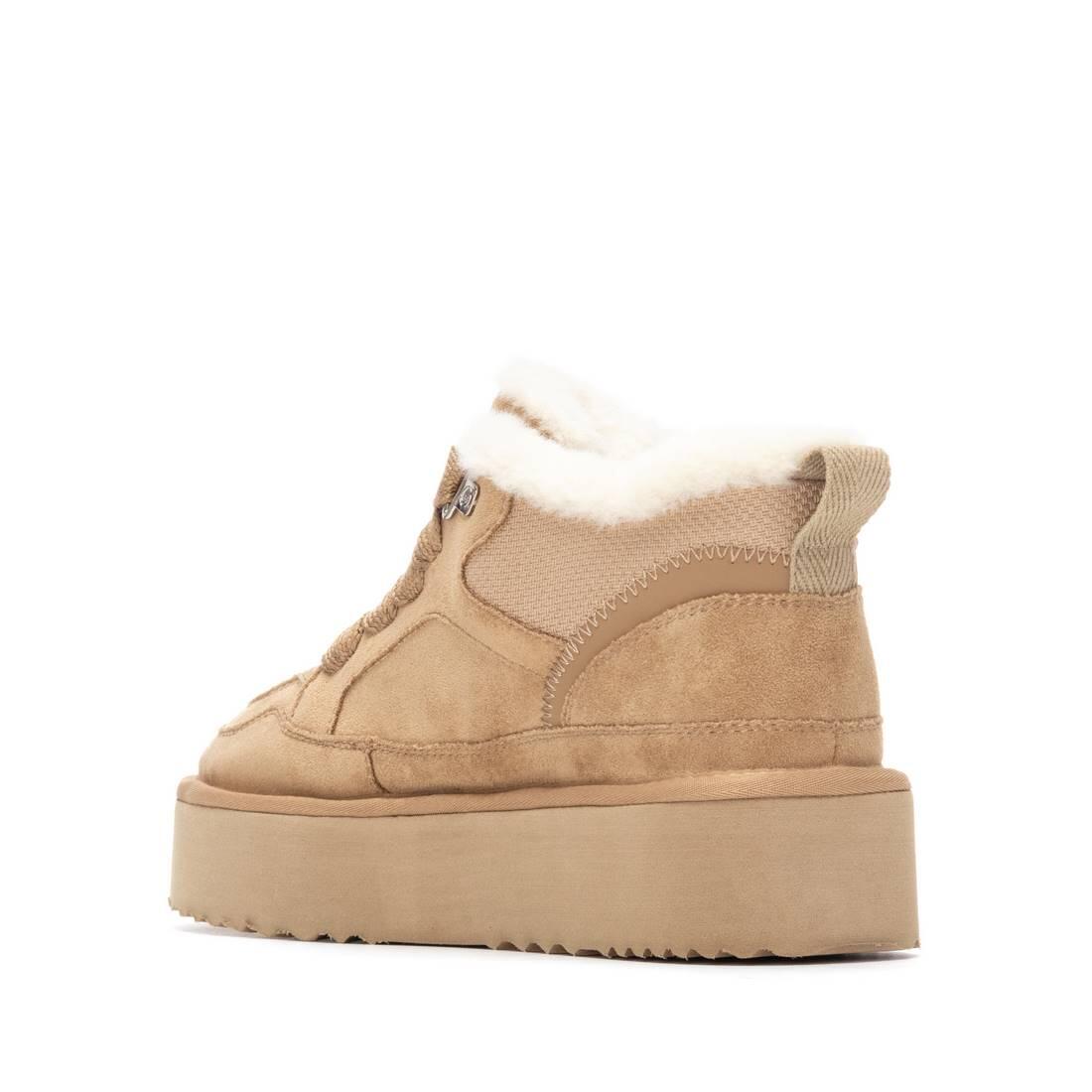 Bottines Plates Femme Xti  Beige 3/3
