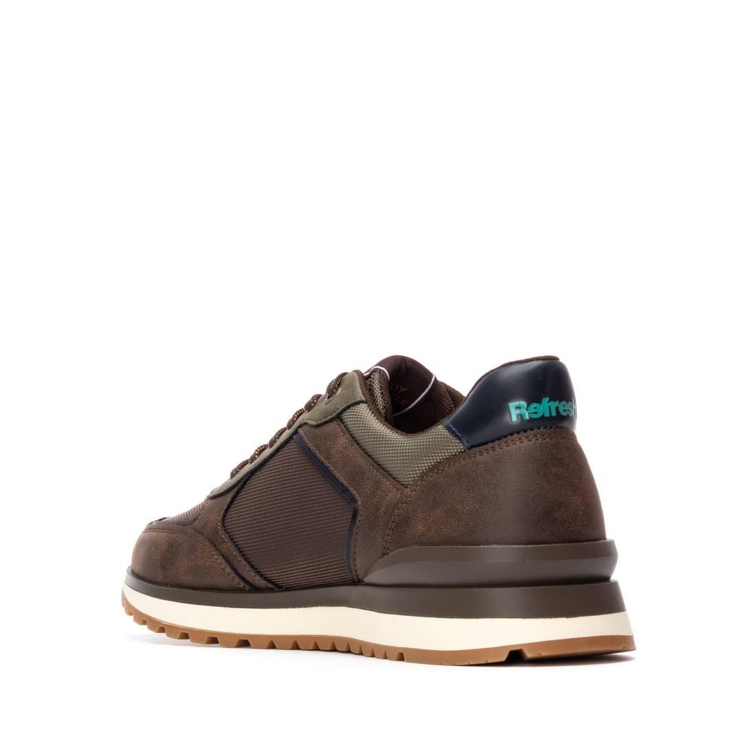 Zapatilla De Hombre Refresh 173227 Marron 3/4