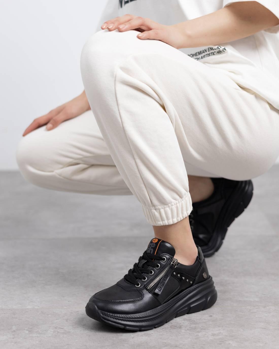 Zapatilla De Mujer Refresh 173207 Negro 5/5