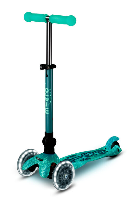 Patinete Micro Mini Deluxe Plegable Orion LED Azul 2/5