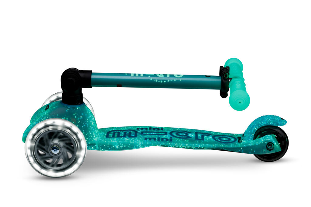 Patinete Micro Mini Deluxe Plegable Orion LED Azul 5/5