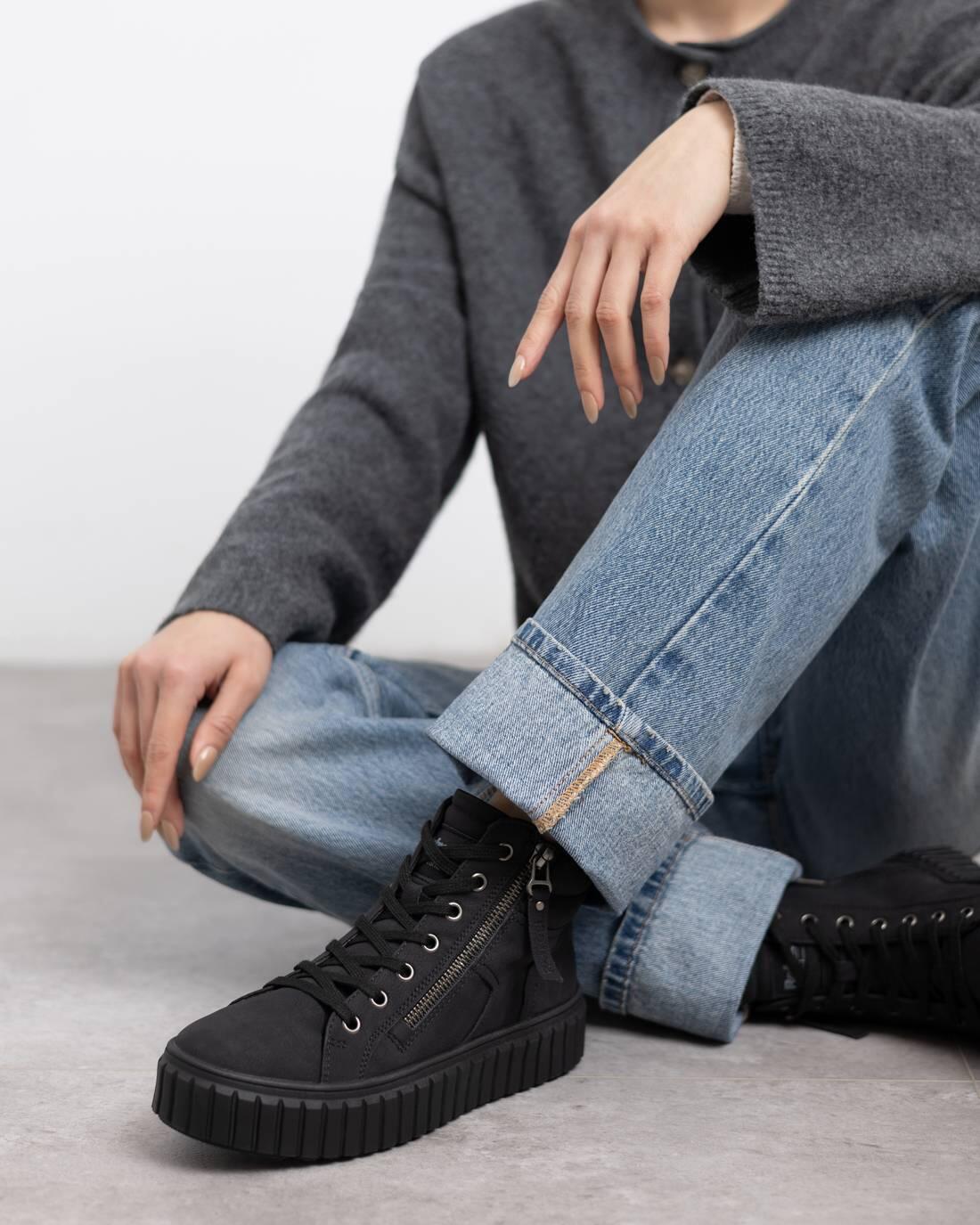 Bottines Plates Femme Refresh  Noir 5/5