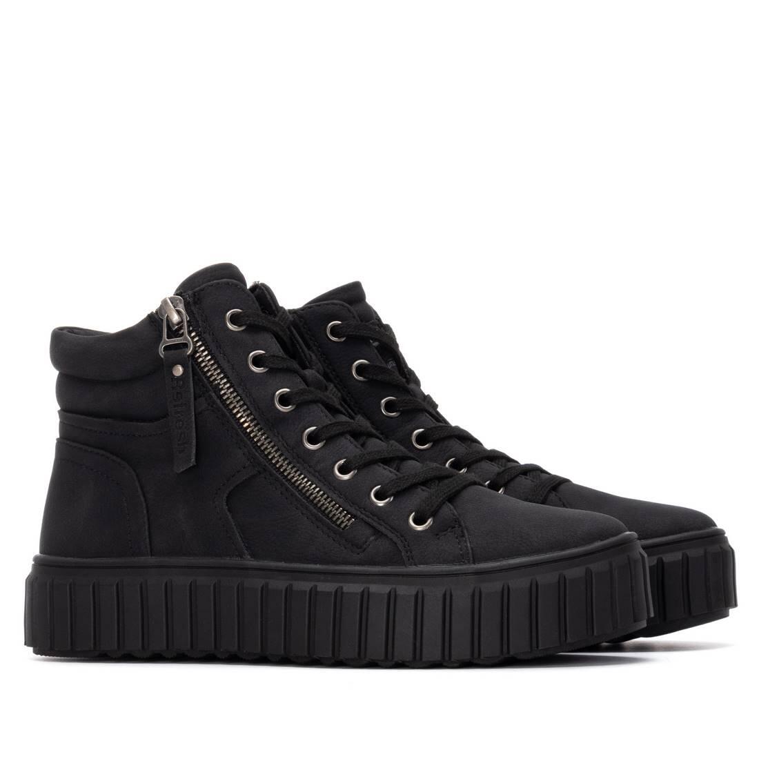 Bottines Plates Femme Refresh  Noir 4/5