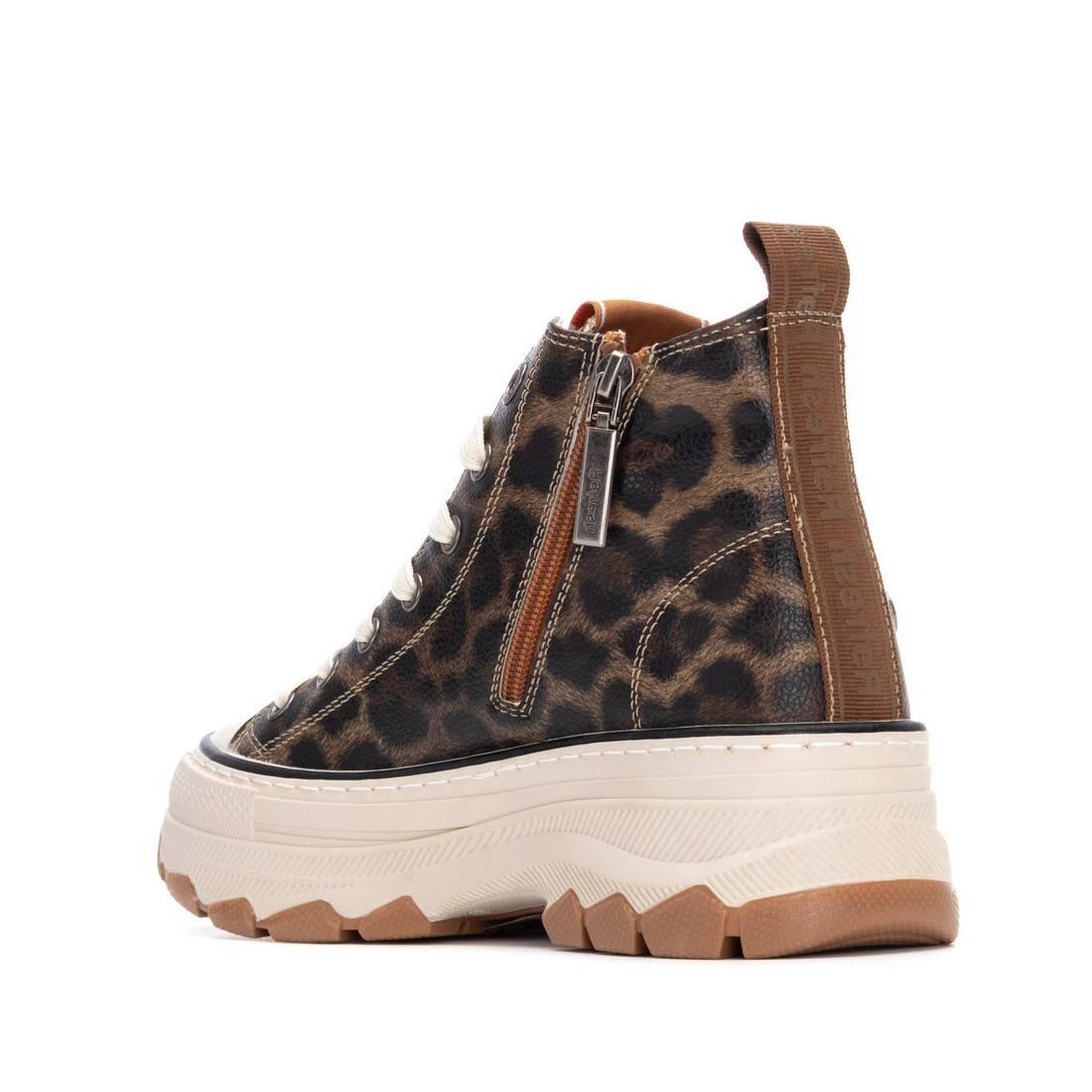 Zapatilla De Mujer Refresh 173078 Leopardo 3/5