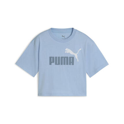 T-shirt court à logo N° 1 bicolore Essentials Enfant et Adolescent PUMA