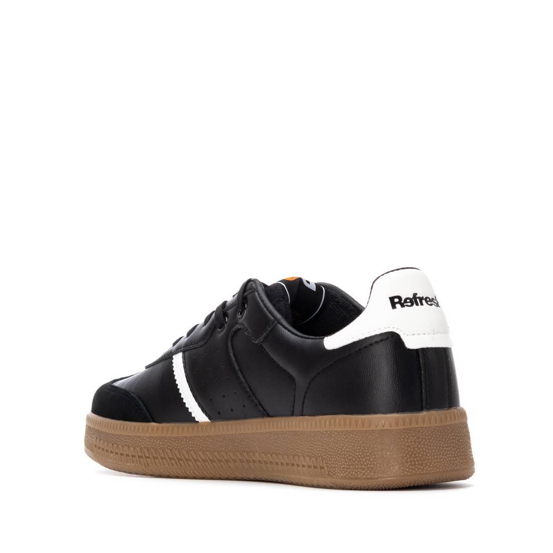 Zapatilla De Hombre Refresh 173232 Negro 3/4