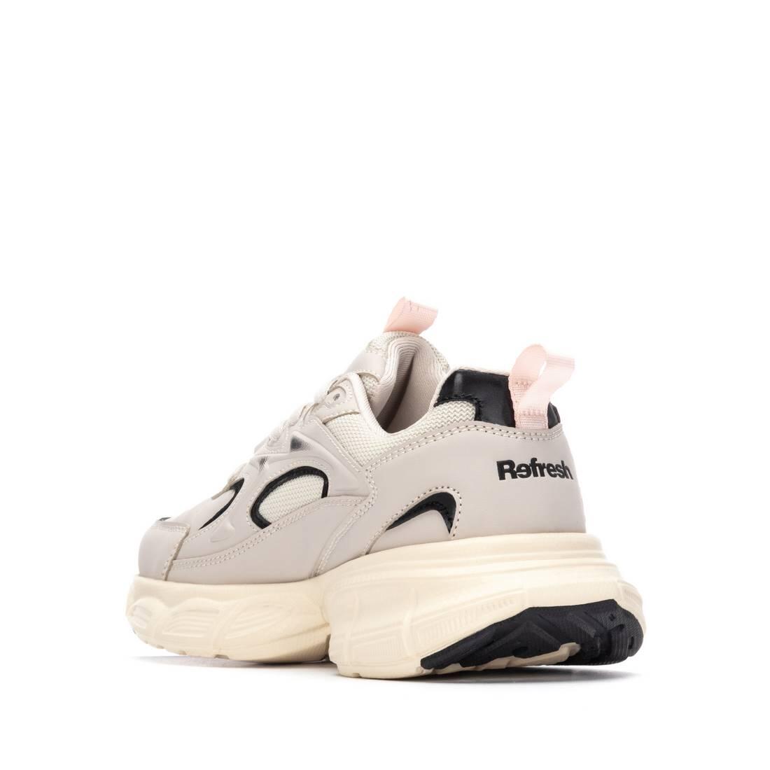 Zapatilla De Mujer Refresh 173116 Beige 3/5