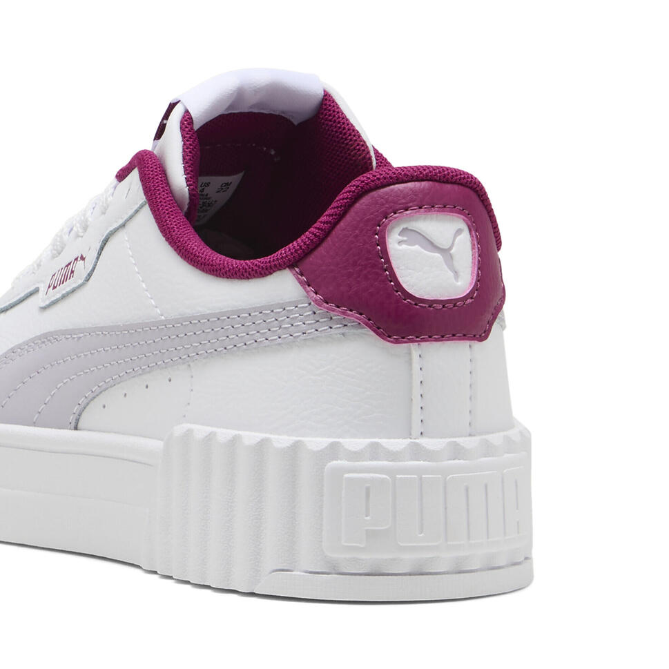 Młodzieżowe sneakersy Carina 3.0 PUMA White Lilac Crush Purple