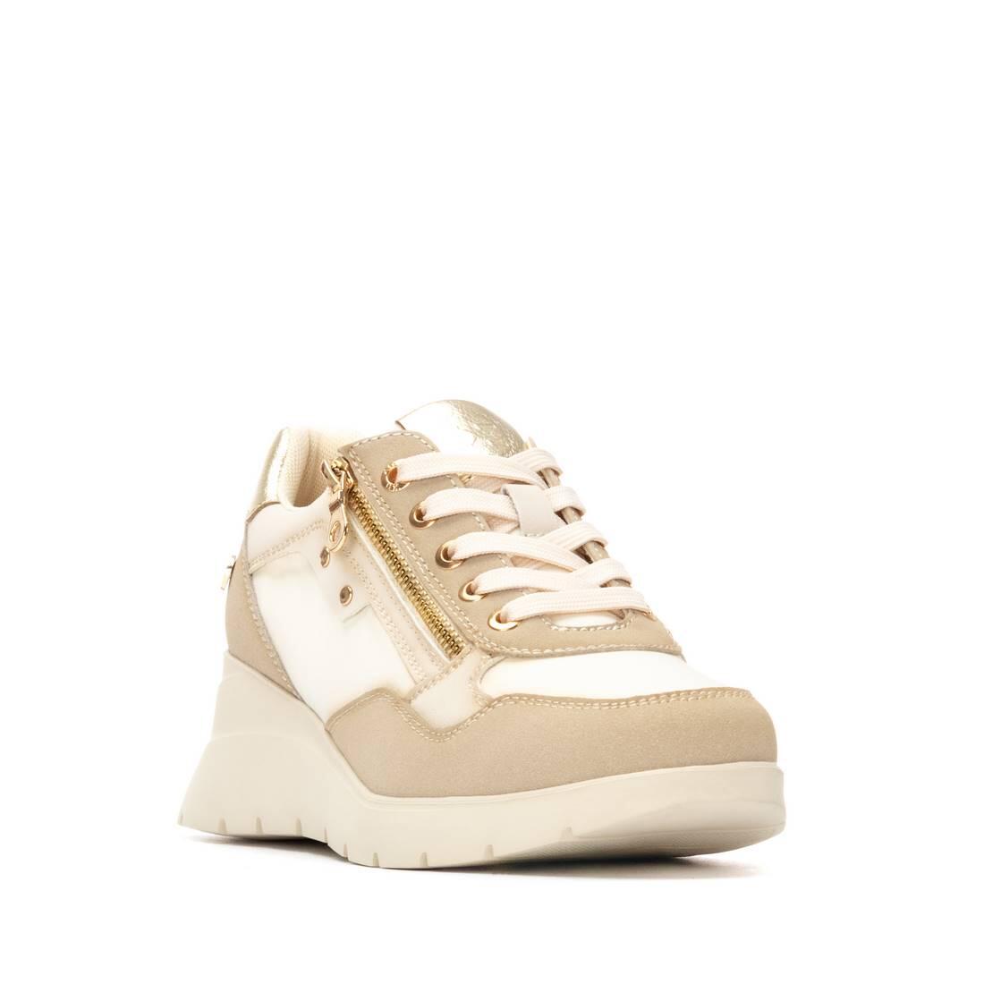 Baskets Xti modèle 144500-BEIGE pour femmes 2/4