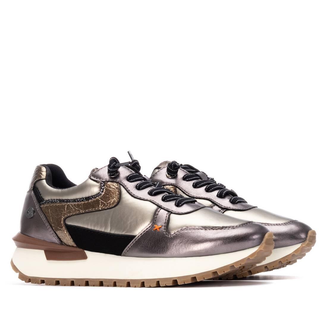 Zapatilla De Mujer Xti 144485 Plomo 4/5