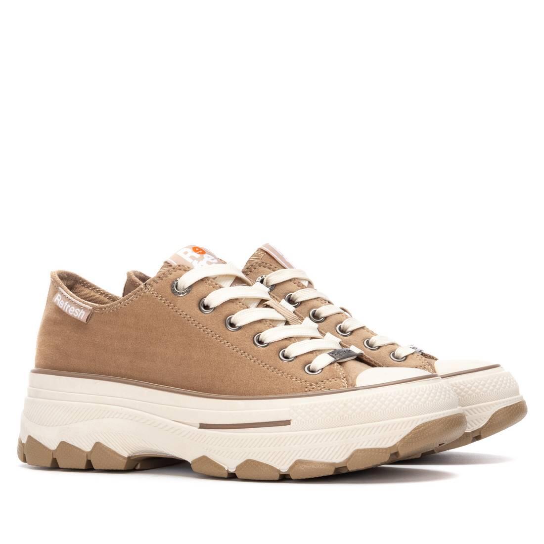 Zapatilla De Mujer Refresh 173079 Taupe 4/5