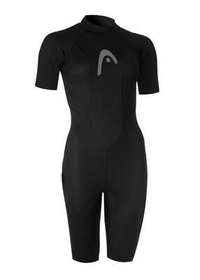 Head multisport shorty dames wetsuit - zwart/roze - maat xs