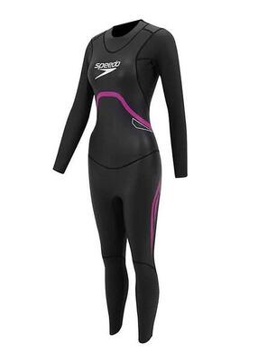 Muta intera Speedo Proton TSWM da donna - Nero/Rosso - Taglia L