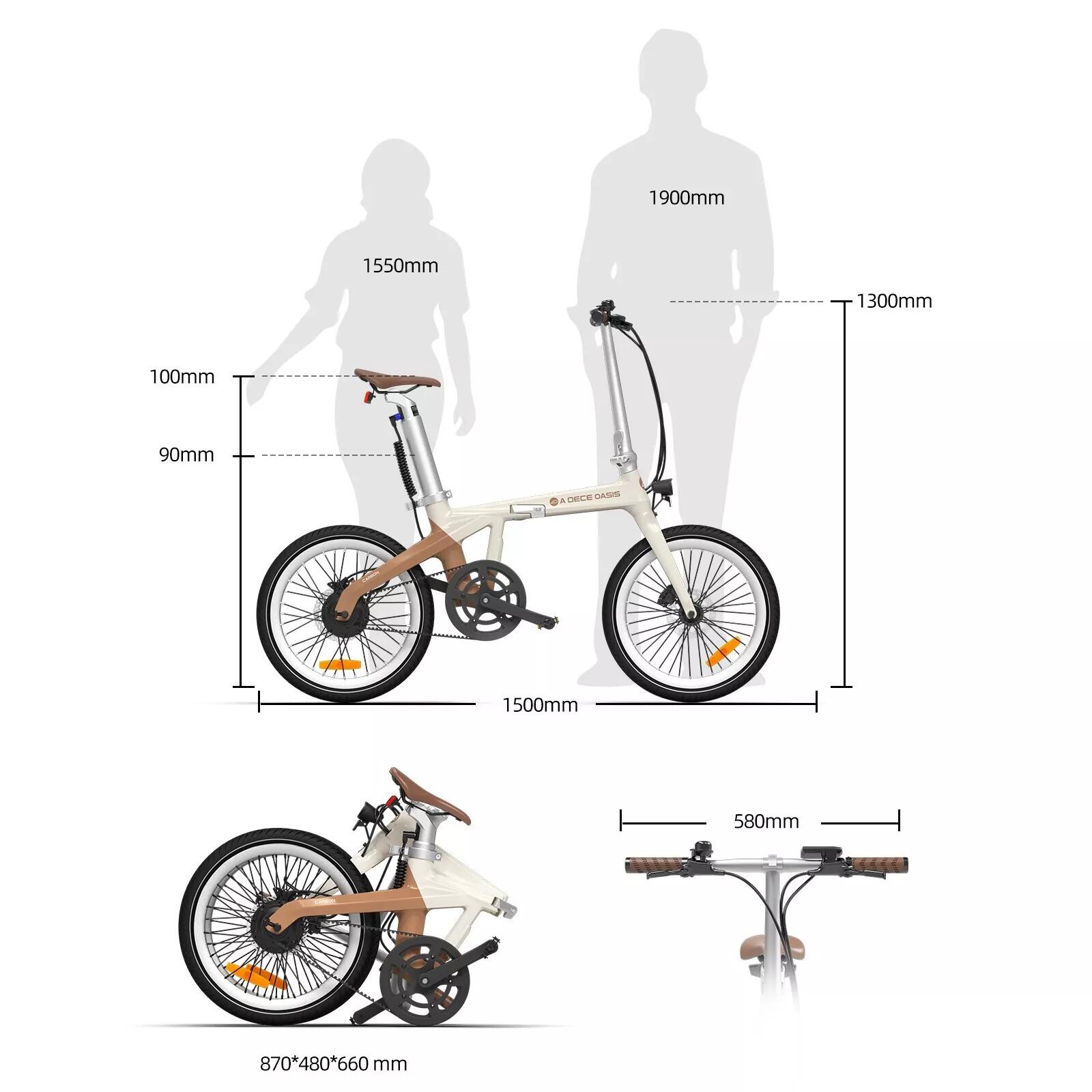 Skládací elektrokolo Air Carbon 7/8