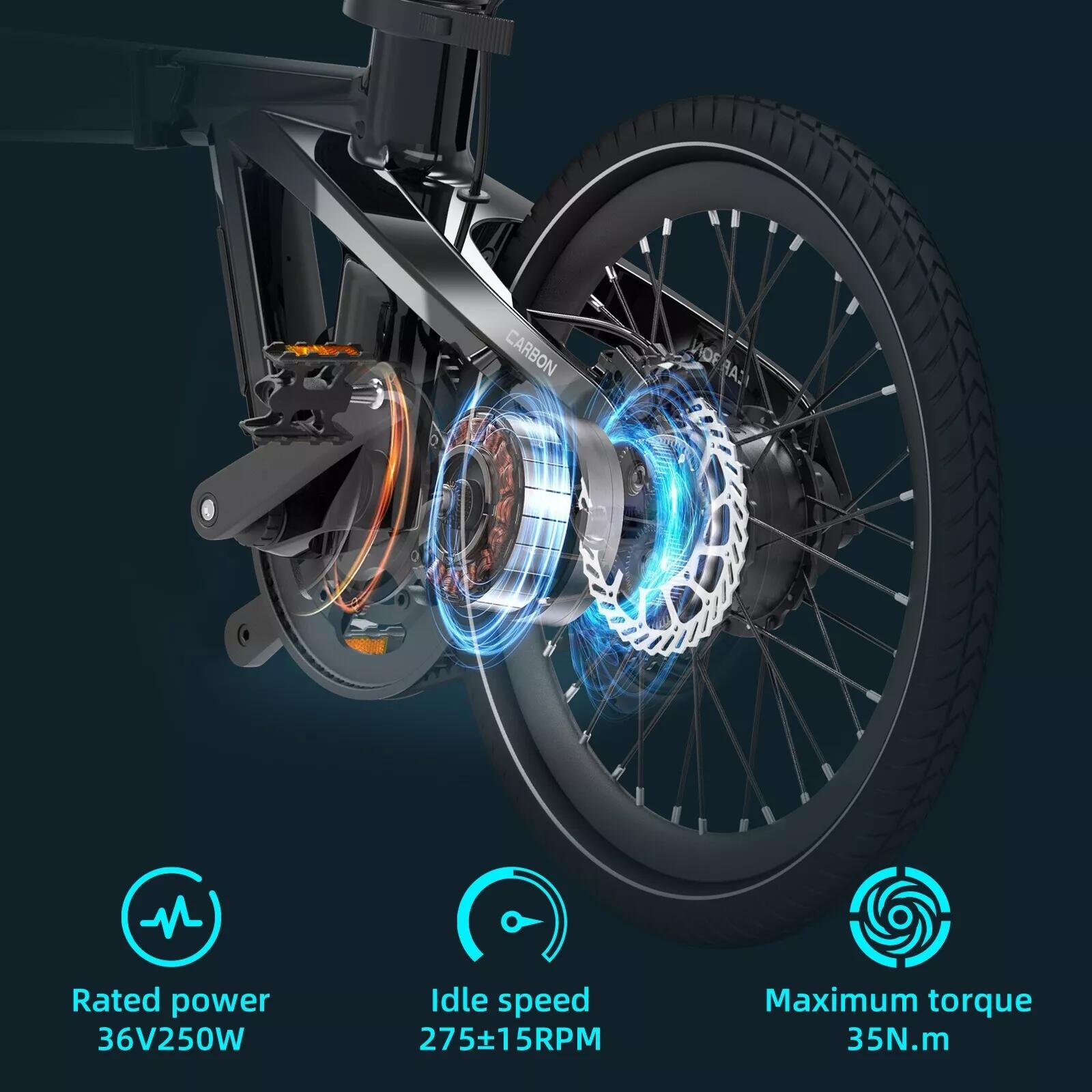 Skládací elektrokolo Air Carbon 5/8