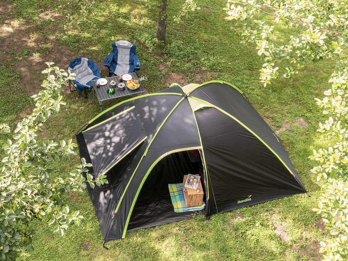 Recondicionado - Tenda de campismo familiar cúpula Vaasa - 1 x cabina escura 6/7
