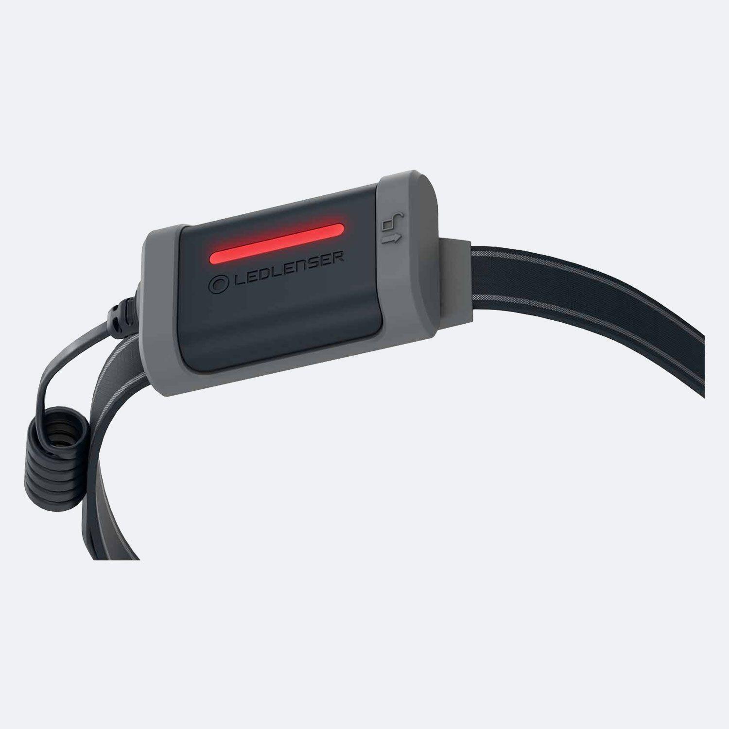 NEO3 Running Head Torch LED, x3 AAA Battery, Inc Red Rear Light (Black) 5/8
